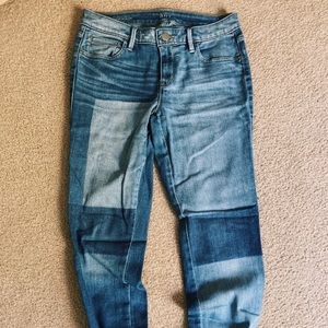 Blocked colored jeggings